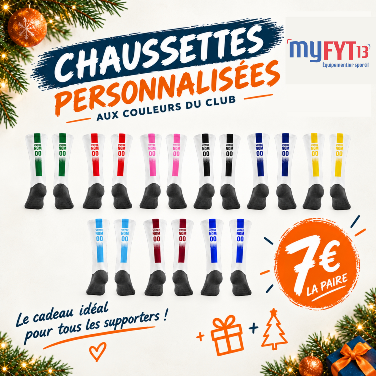 Commande spéciale de chaussettes