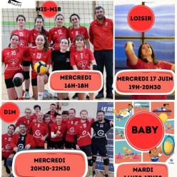 Séances d'essai Volley – Tout le mois de juin !