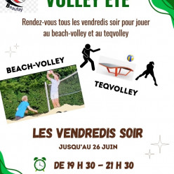 Beach volley et teqvolley aux douves