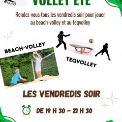 Beach volley et teqvolley aux Douves